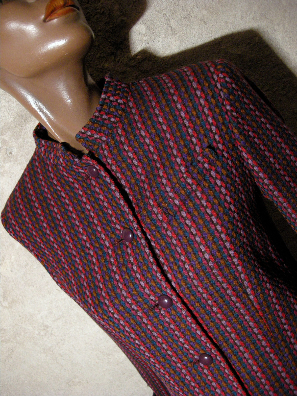 Gaston Jaunet Chic Vintage Jacket 1980 True VTG 80s Giacca (36/38)