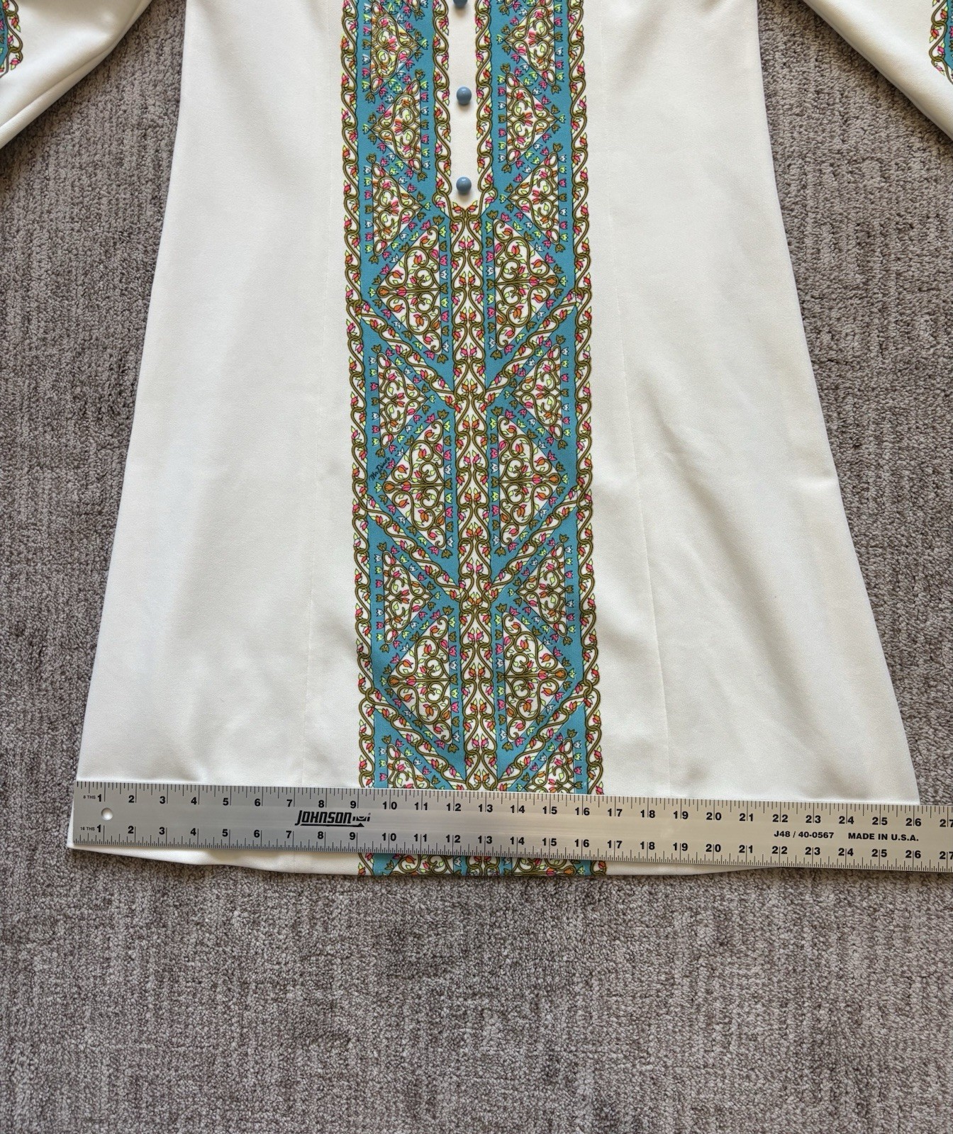 Mr. Dino Vintage 1960’s Mod Shift Dress Geometric Print See Notes 4 Measurement