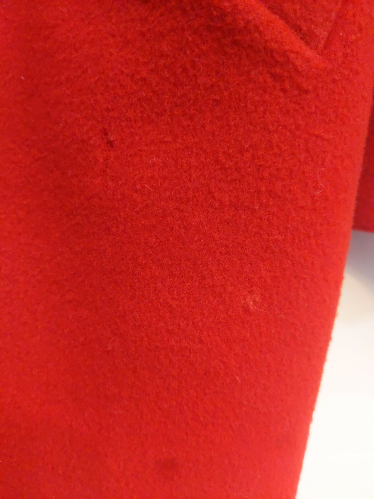 Vtg John Meyer Red Peacoat 100% Wool Sz 10