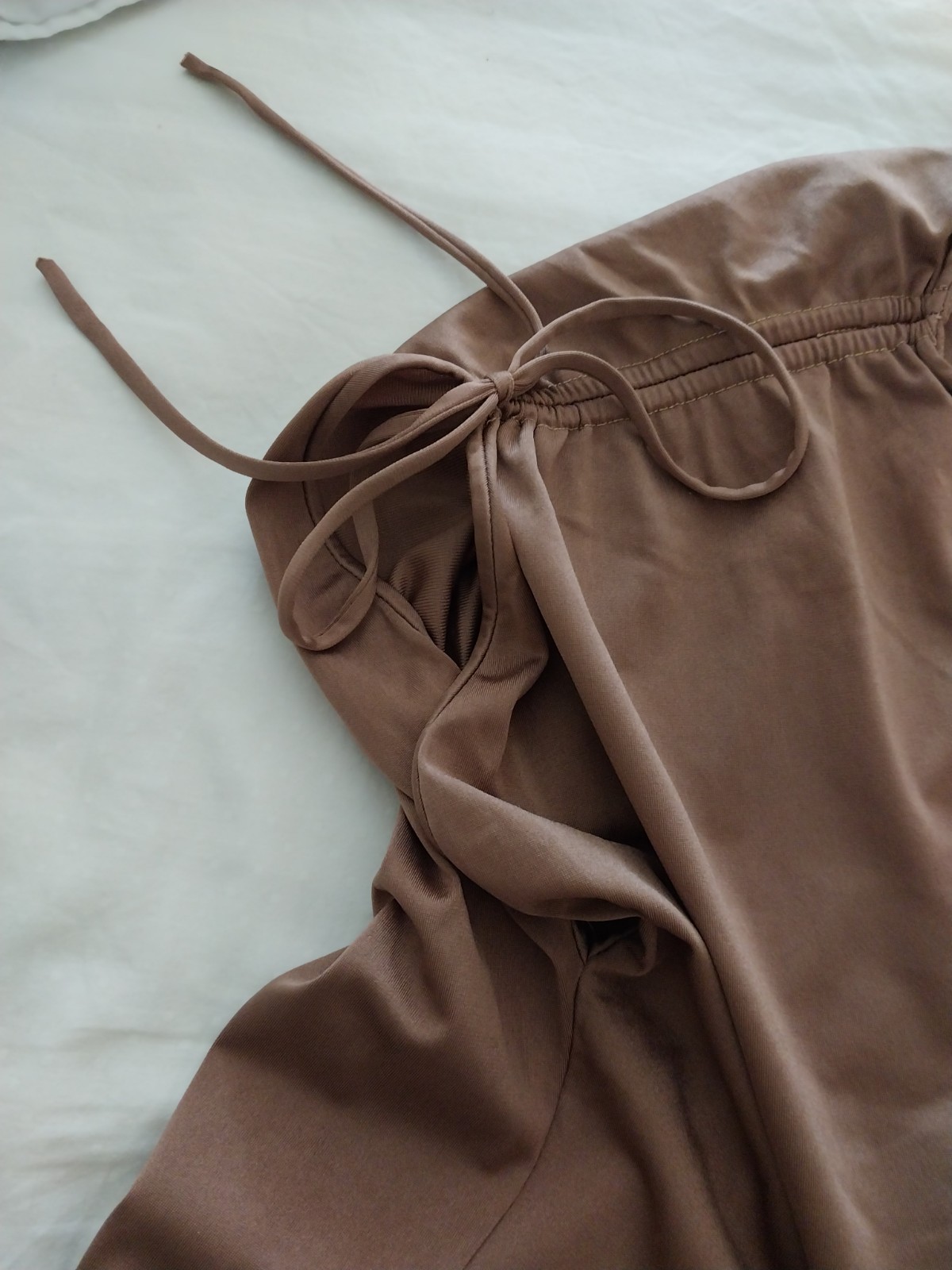 Vintage 70’s Blanche By Ralph Montenero Cocoa Brown Sleeveless Long Cover-Up