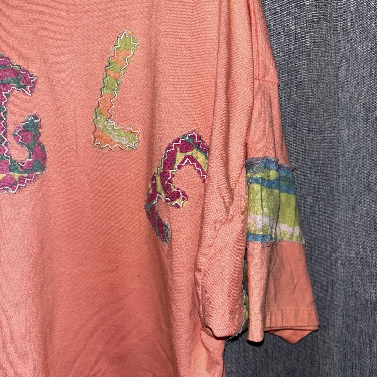 Vtg Bugle Boy Shirt Womens Crop Top With Drawstring 80s 90s Pink Workout