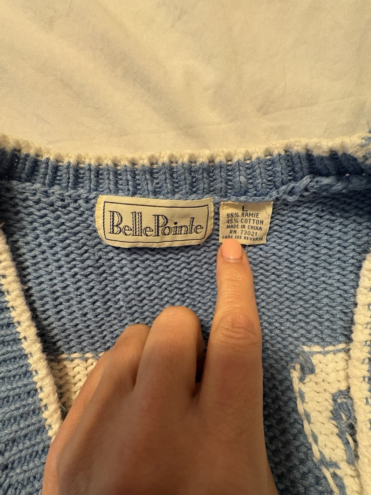 Vintage Belle Point UNC Tarheels Basketball Cardigan Size Large