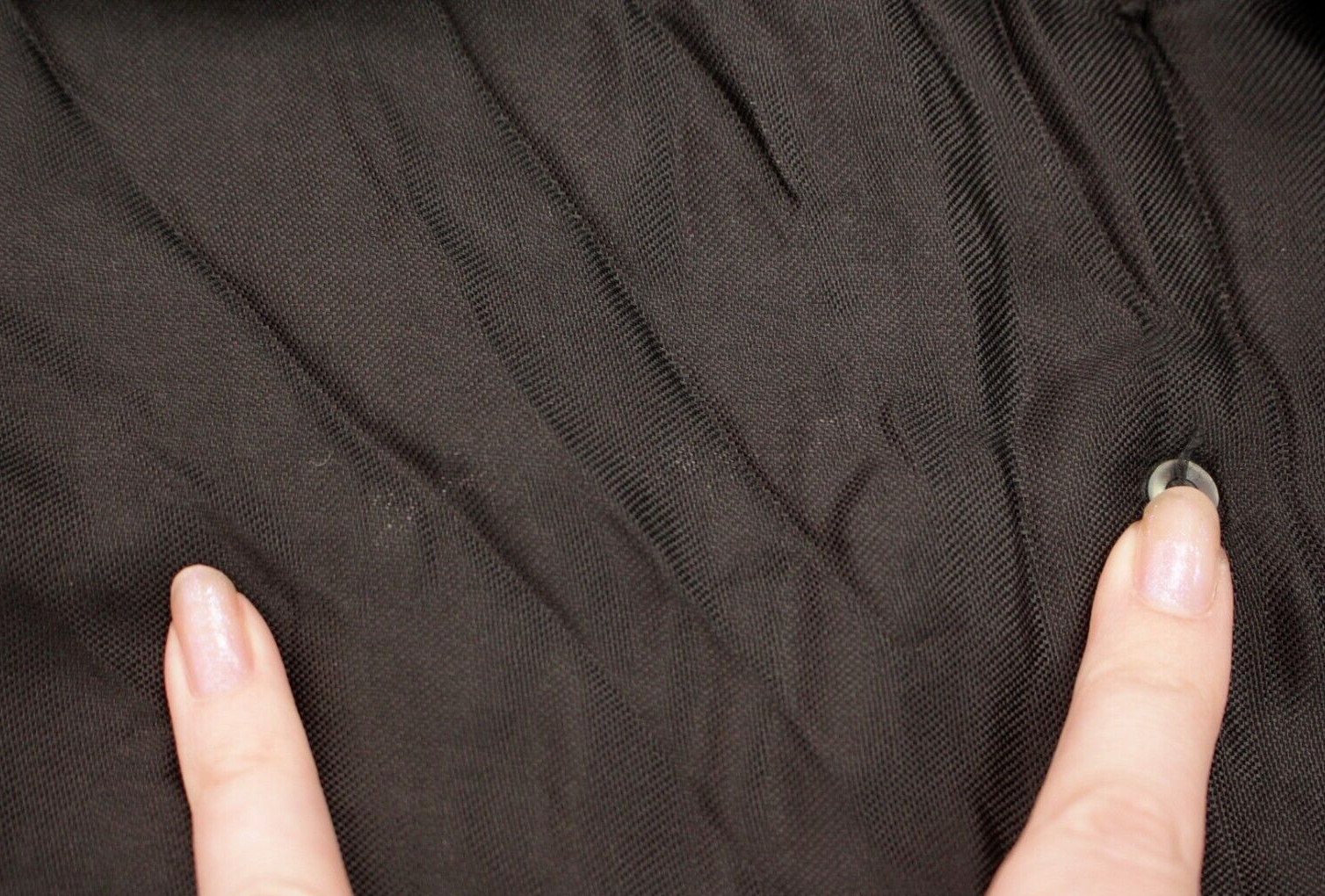 VTG Women’s 30s Black Wool Coat W/ Fur Collar & Belt & Scarf Detail Sz S/M 1930s