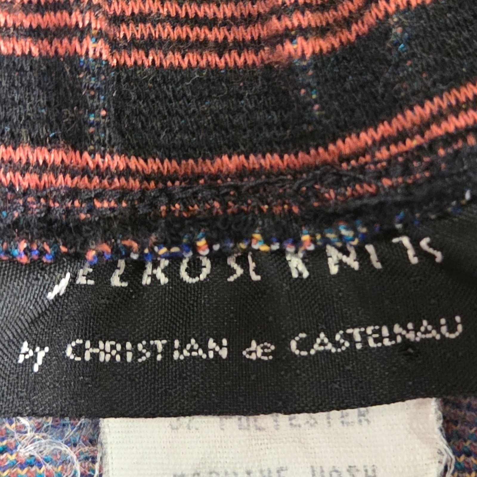 Vintage Melrose Knits Women’s Peruvian Print Pull On Midi Skirt Size L