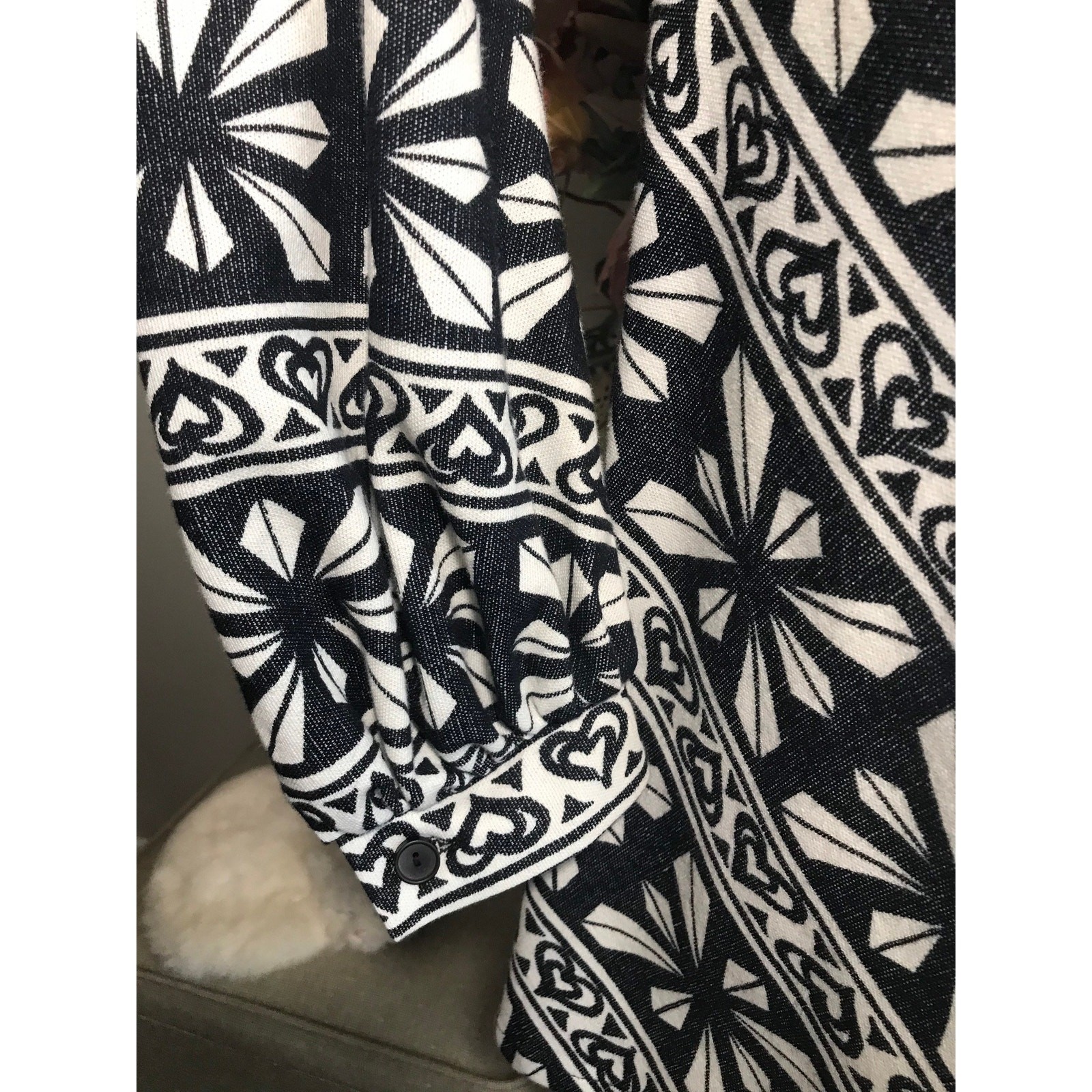 1960s Golden Finn Dress Marimekko Style Op Art Cotton A Line Go Go