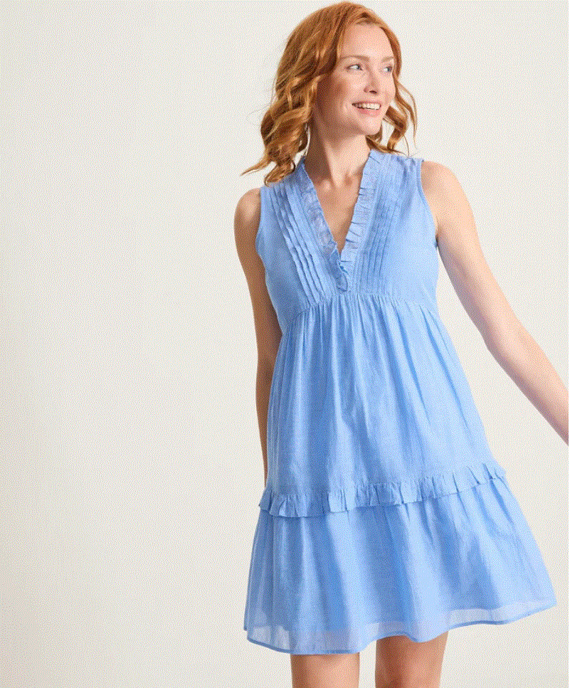 NWT Tommybahama Cotton Voile Tiered Coverup Dress