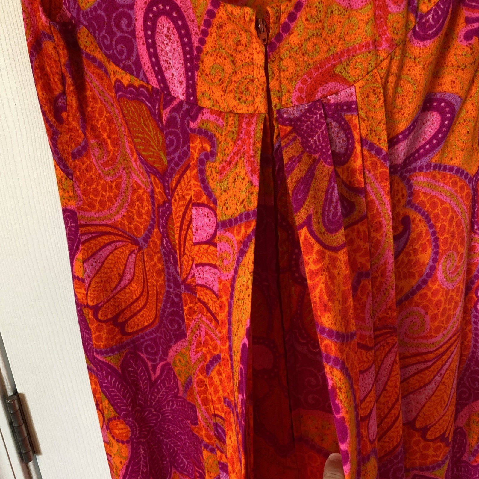 Vintage JC Penneys Hawaii Vibrant Floral Maxi Dress Women’s
