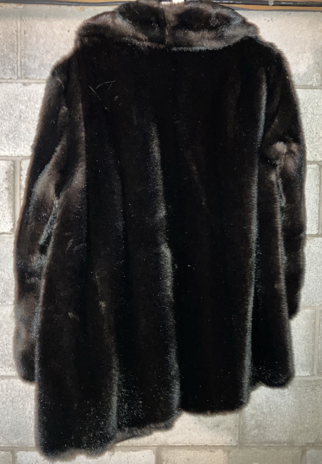 Vintage Mincara Styled by Russel Taylor”Faux Fur Coat M Lined Chic Vintage Luxe