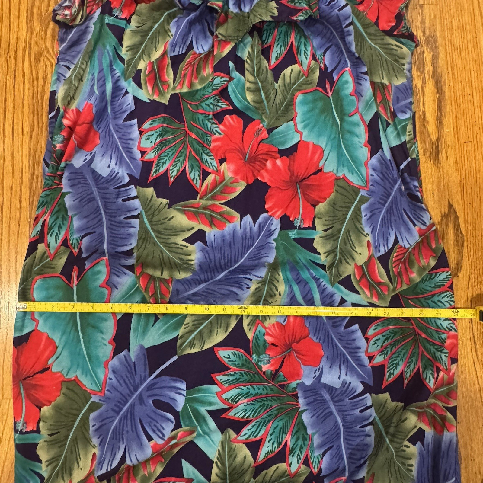 Vintage Hilo Hatties The Hawaiian Original Muumuu Floral Maxi Dress Womens XL