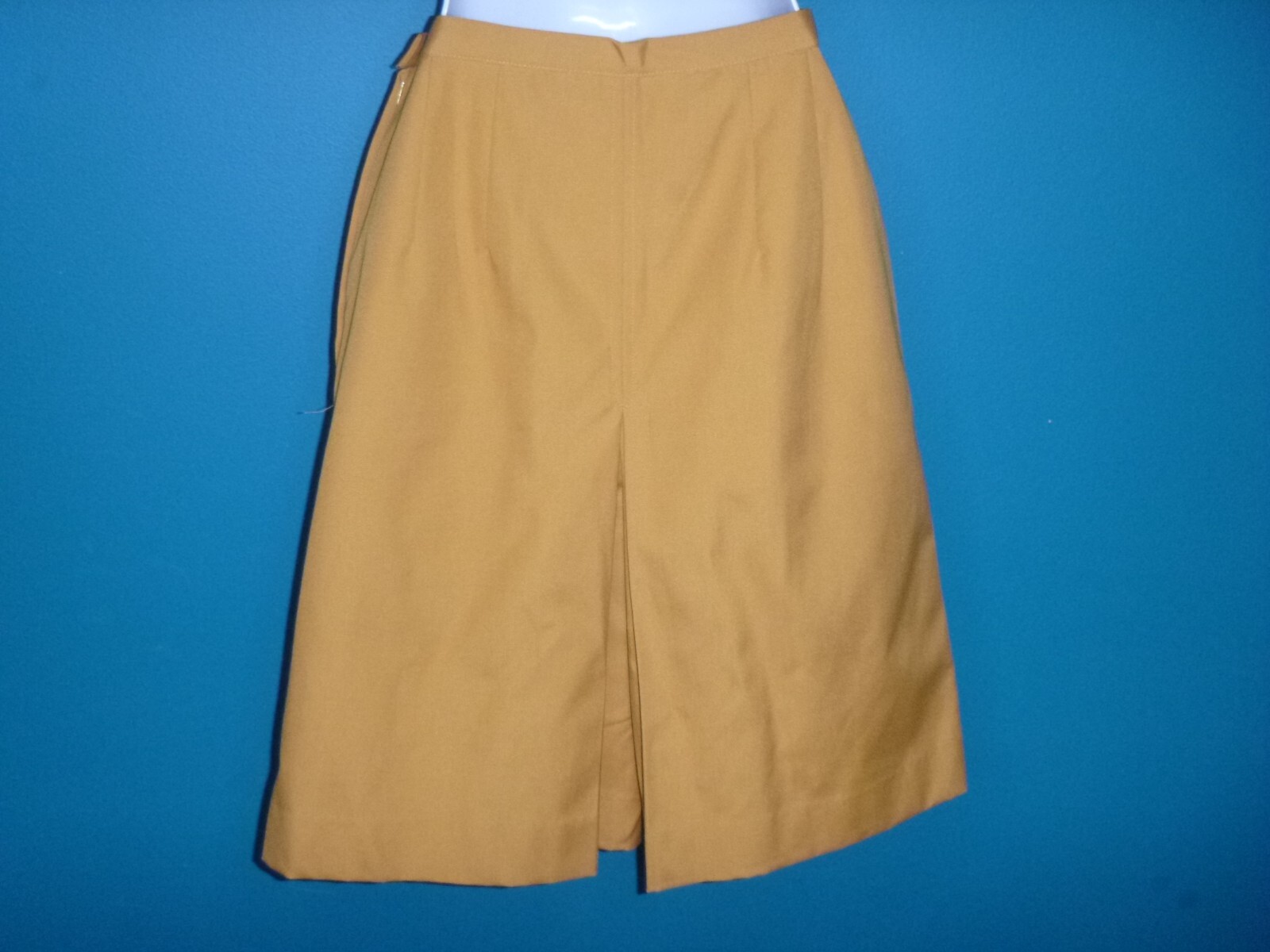 NOS Vtg 60s Stride-A-Way by Bradley Yellow Gold Culottes Skort Sz S/M