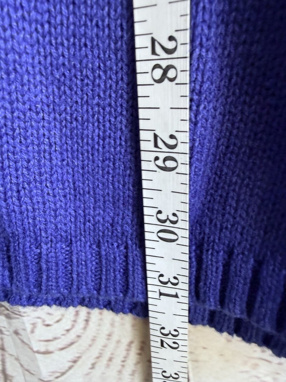 Vintage Sail Boat Nautical Red Blue Quacker Factory Sweater Teacher Whimsy L