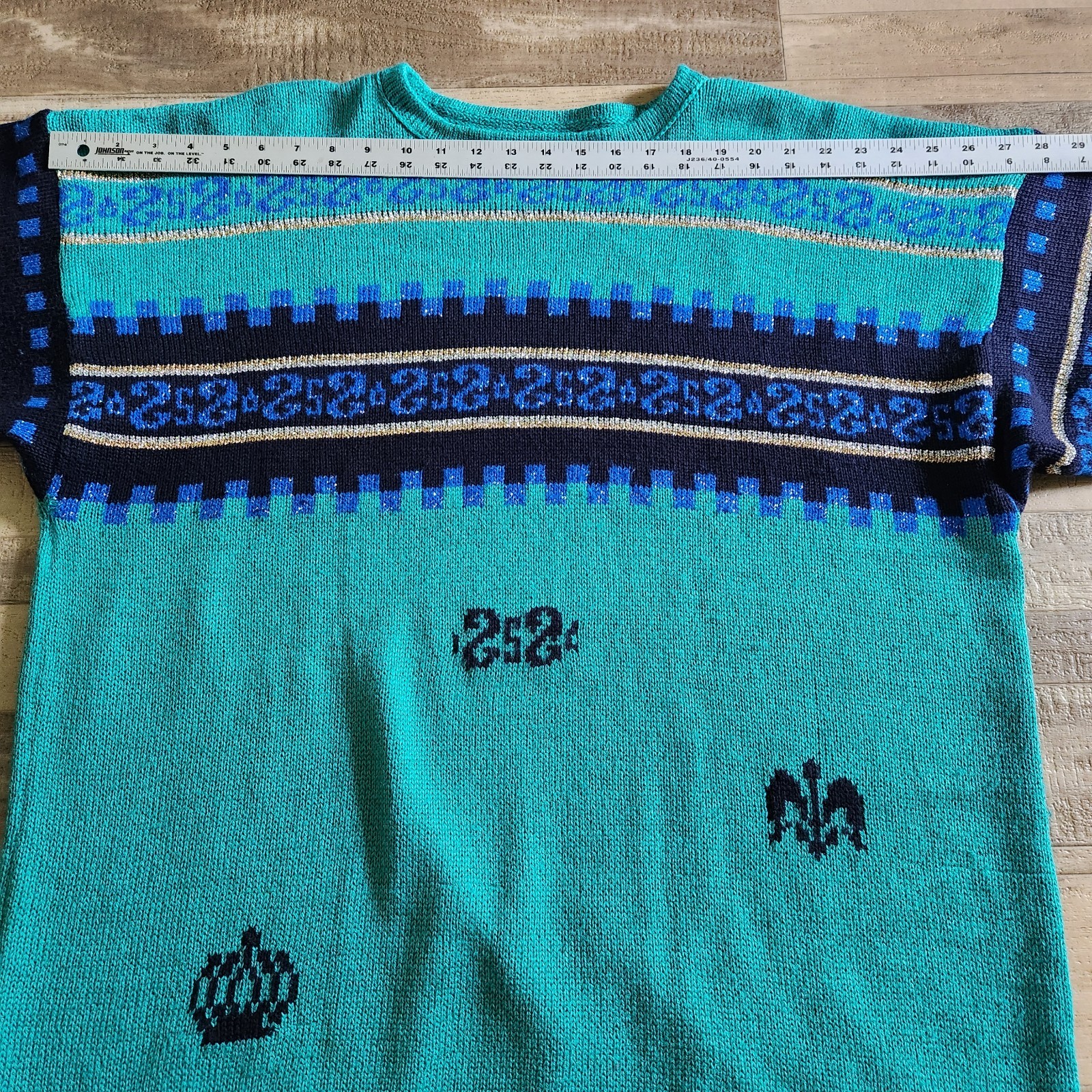 Vintage Oversized Boxy Avant-Garde Knit Sweater 80s-90s Handmade Europe L-XL