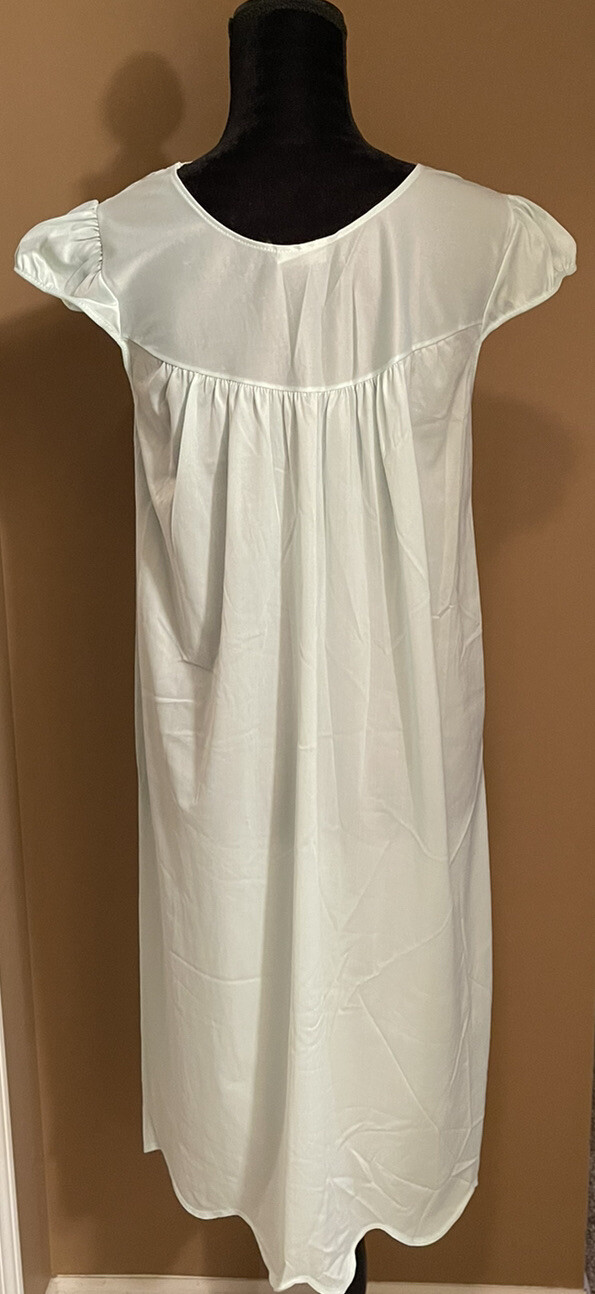 1960s PHILMAID GOWN & ROBE LINGERIE S32/34 EMBROIDERY CHIFFON LACE GRANNY CORE