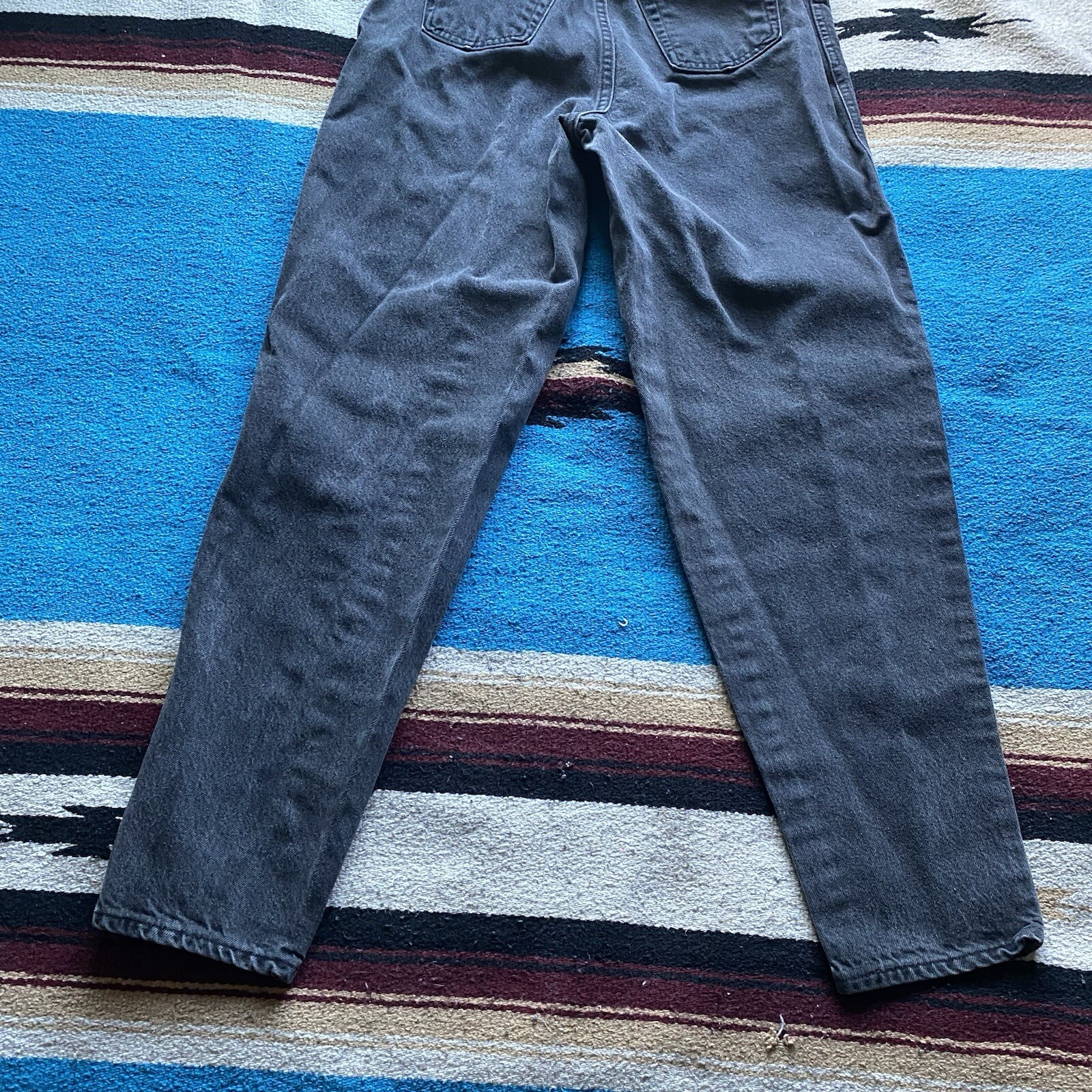 Vintage Gitano Charcoal Denim Jeans. Size 12 Tall. Tapered Leg. 27/31. 80’s