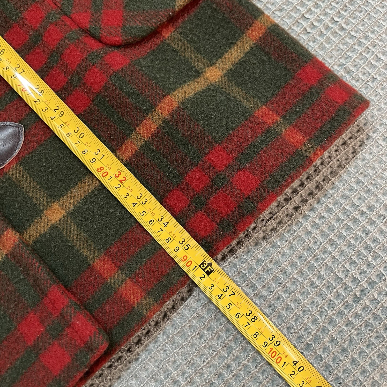 Vintage Preston & York Plaid Duffle Coat Women’s XL