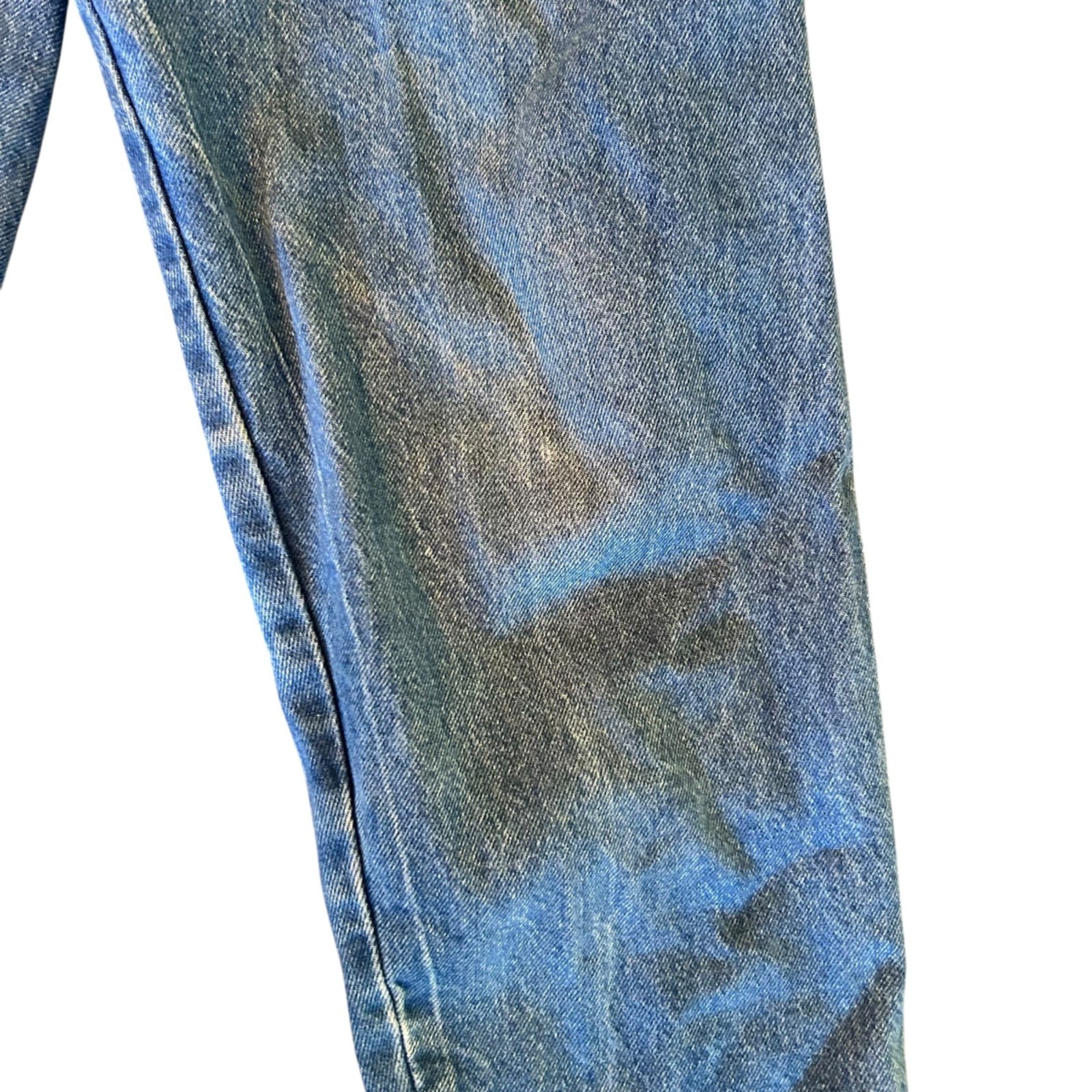 Vintage Calvin Klein Pleated Ultra High Rise Balloon Denim Jeans USA 6