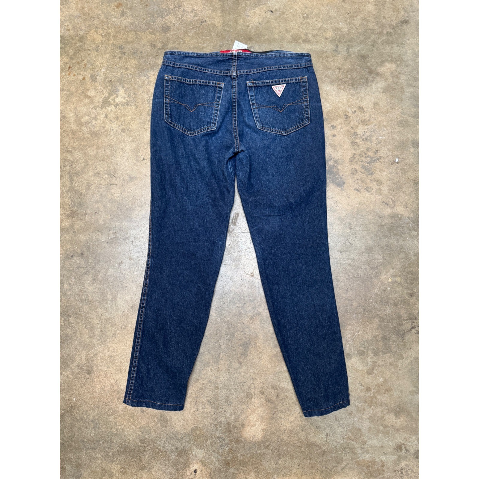 Guess USA American Tradition Womens Jeans Size 28 Dark Wash Made In USA