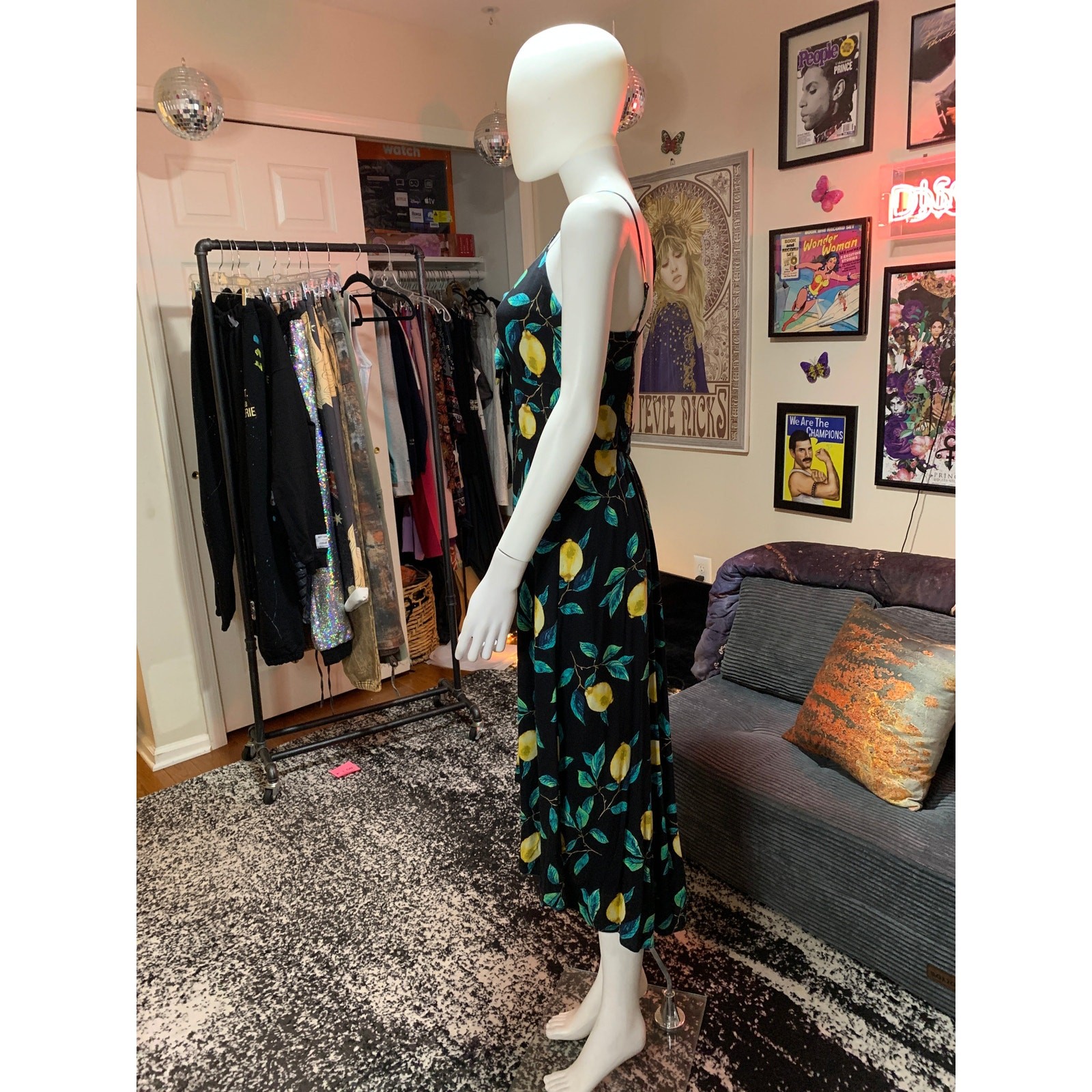 Lemon Print Dress