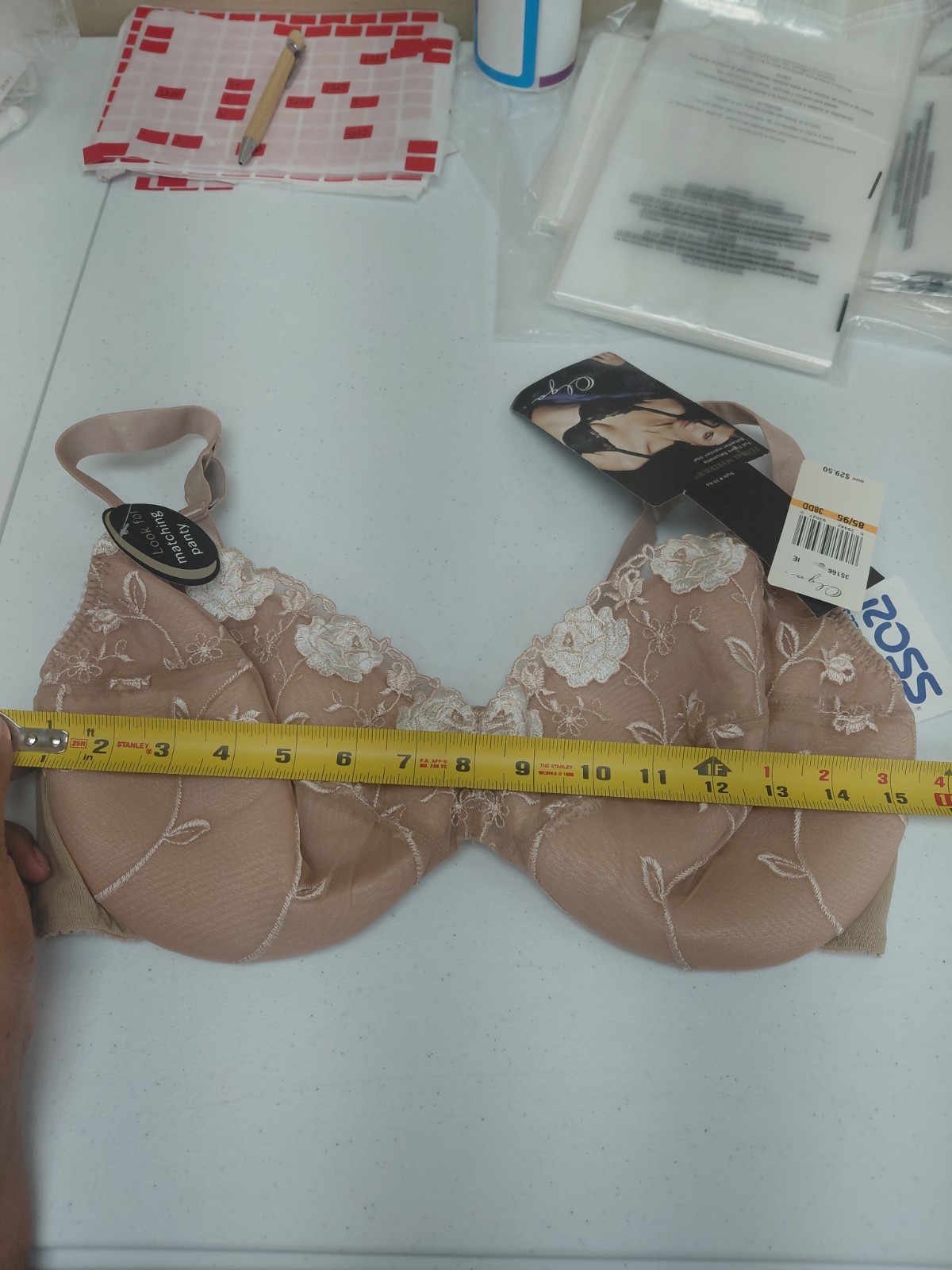Vintage Olga Bra Size 38DD