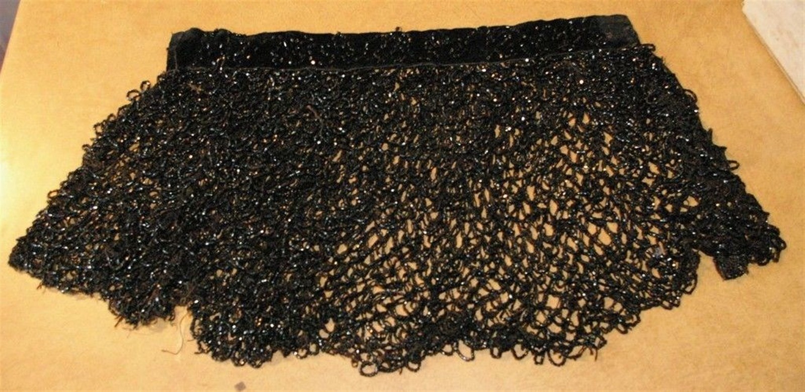 Ladies Glass Beaded Flapper Dress Front piece NICE LOOK