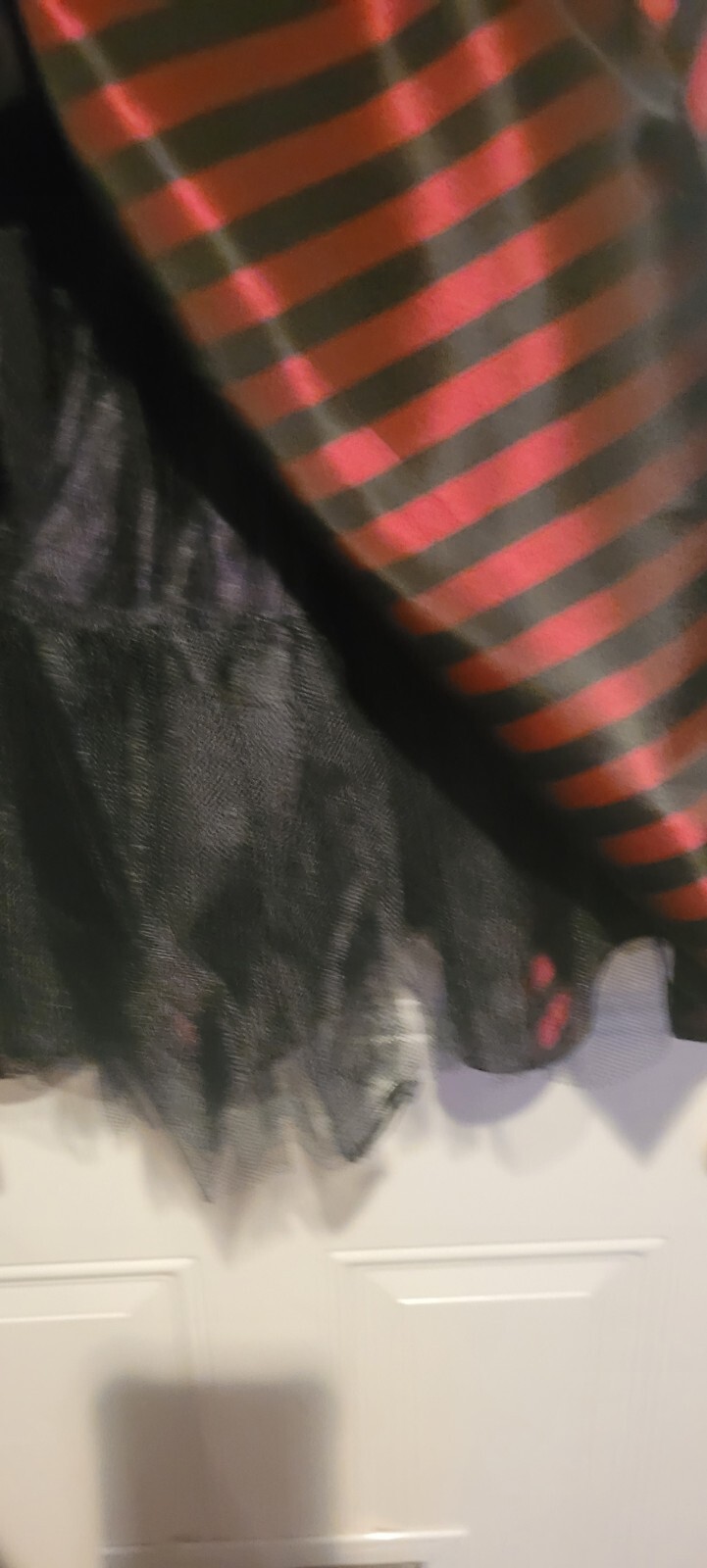 Vintage 1980s Gothic Black And Red Velvet party dress by brass plumb