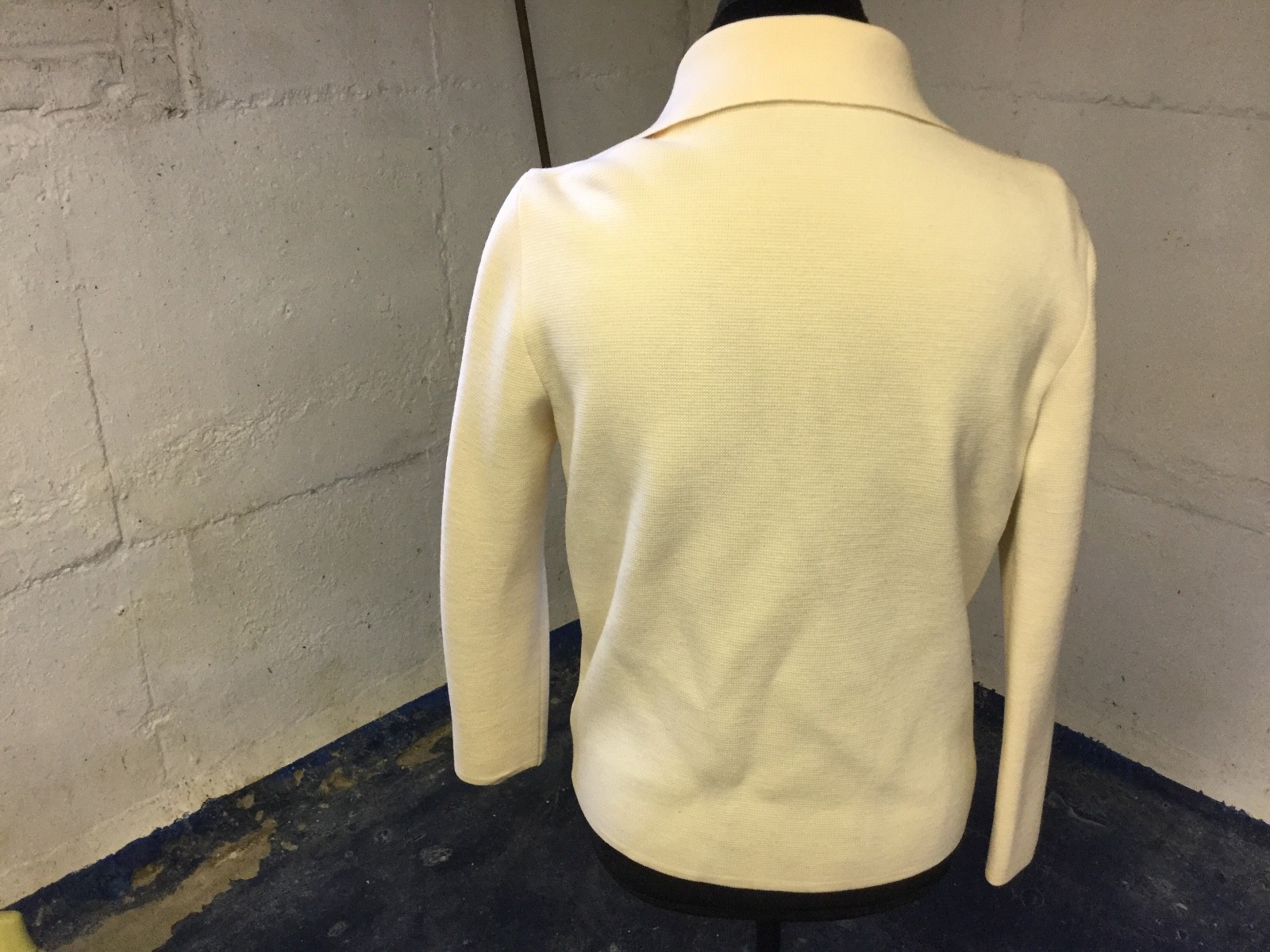 Vintage Gino Paoli Italian Knit Wool Sweater/Jacket with Nautical Buttons 10