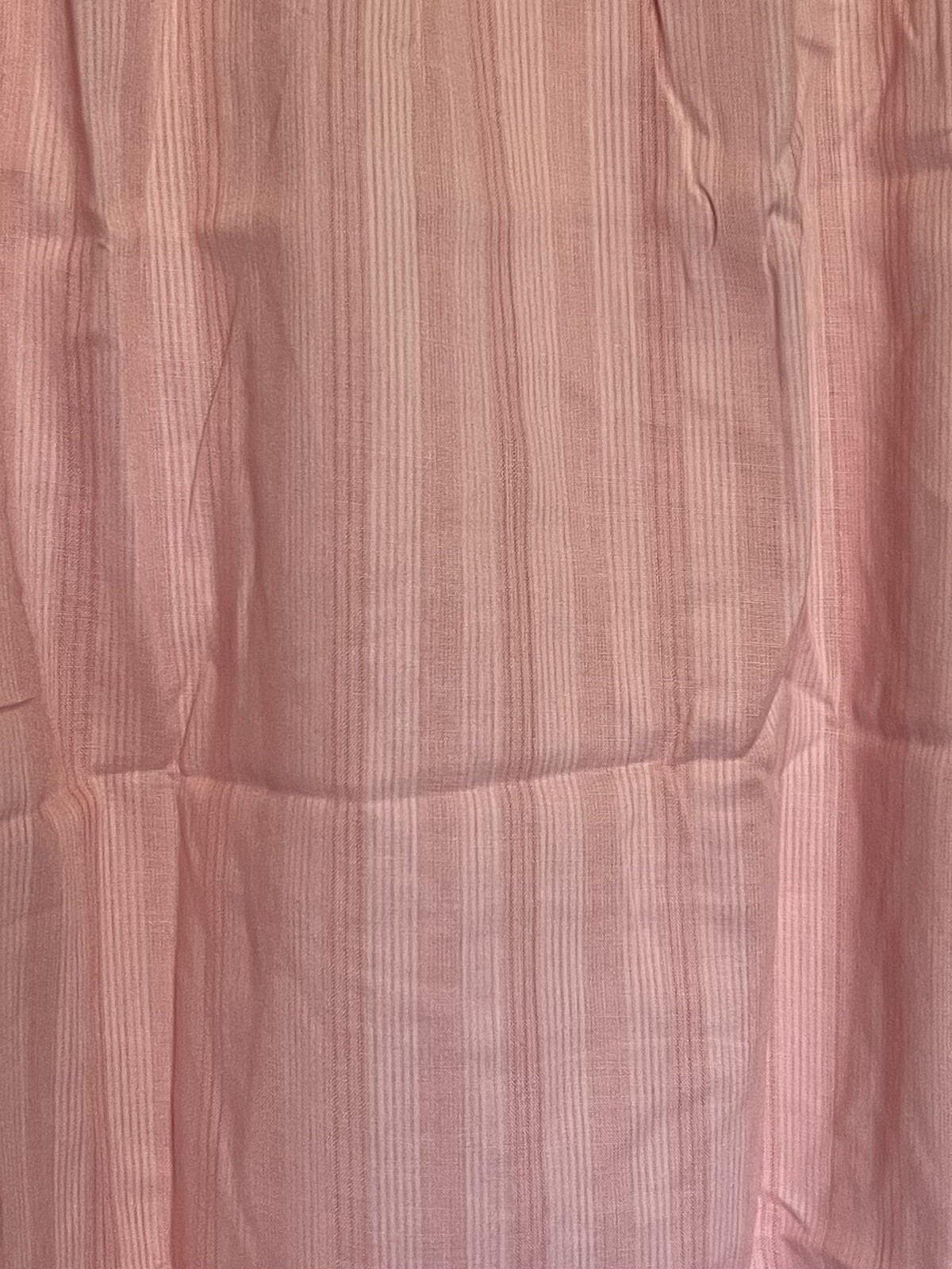 Vintage Dutchmaid Nightgown Pink Striped Eyelet Collar Women’s Size 15 Med NOS