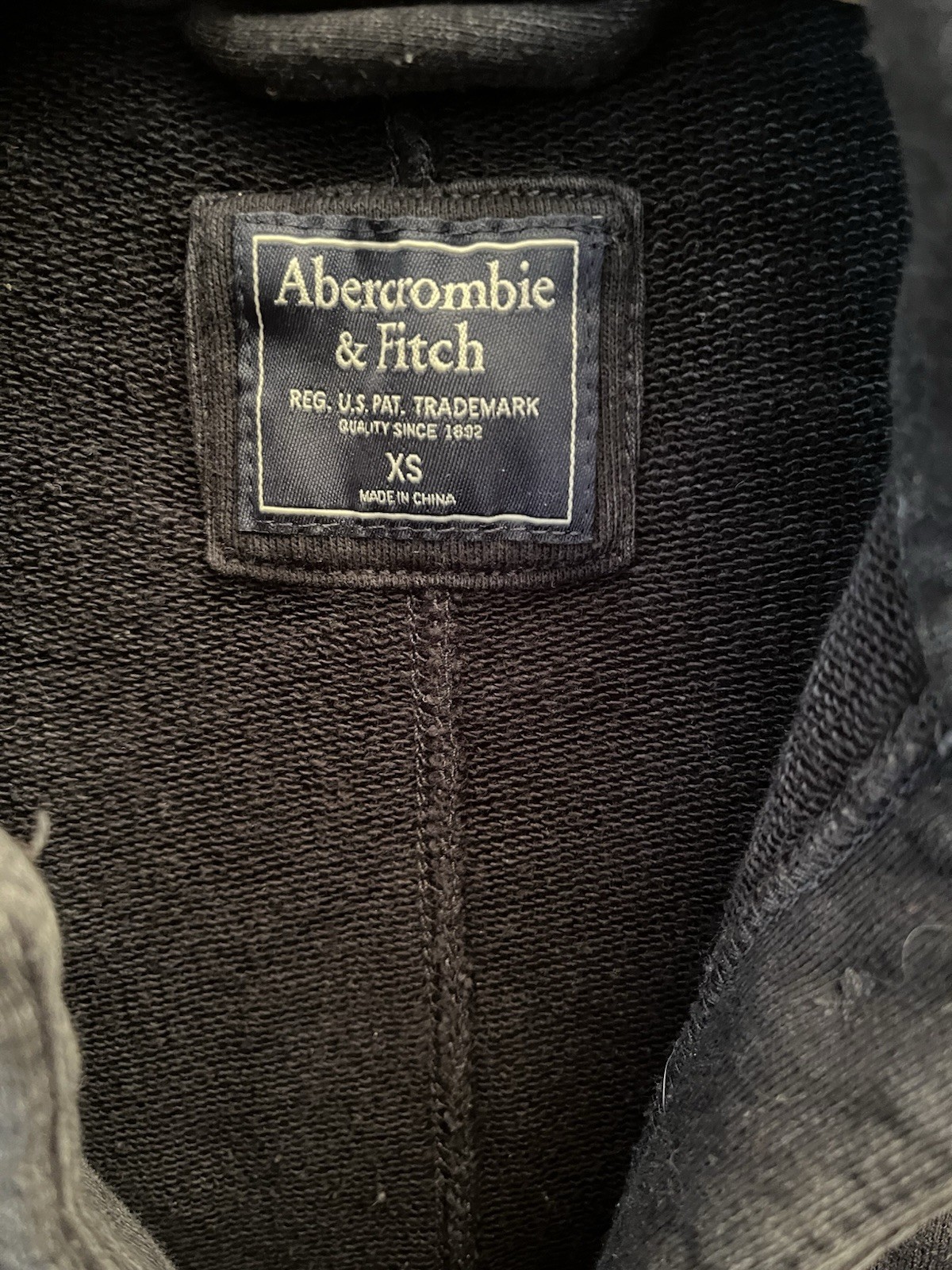 Abercrombie & Fitch Vintage Jacket Y2K Grunge Worn Faded Whimsygoth Goth 90s XS
