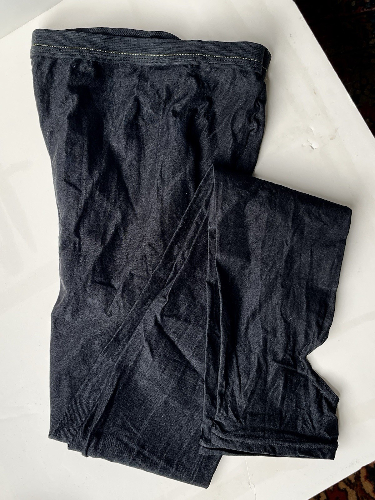 Vintage Baryshnikov Footless Dance Tights NOS 80s Made in USA Black X Small