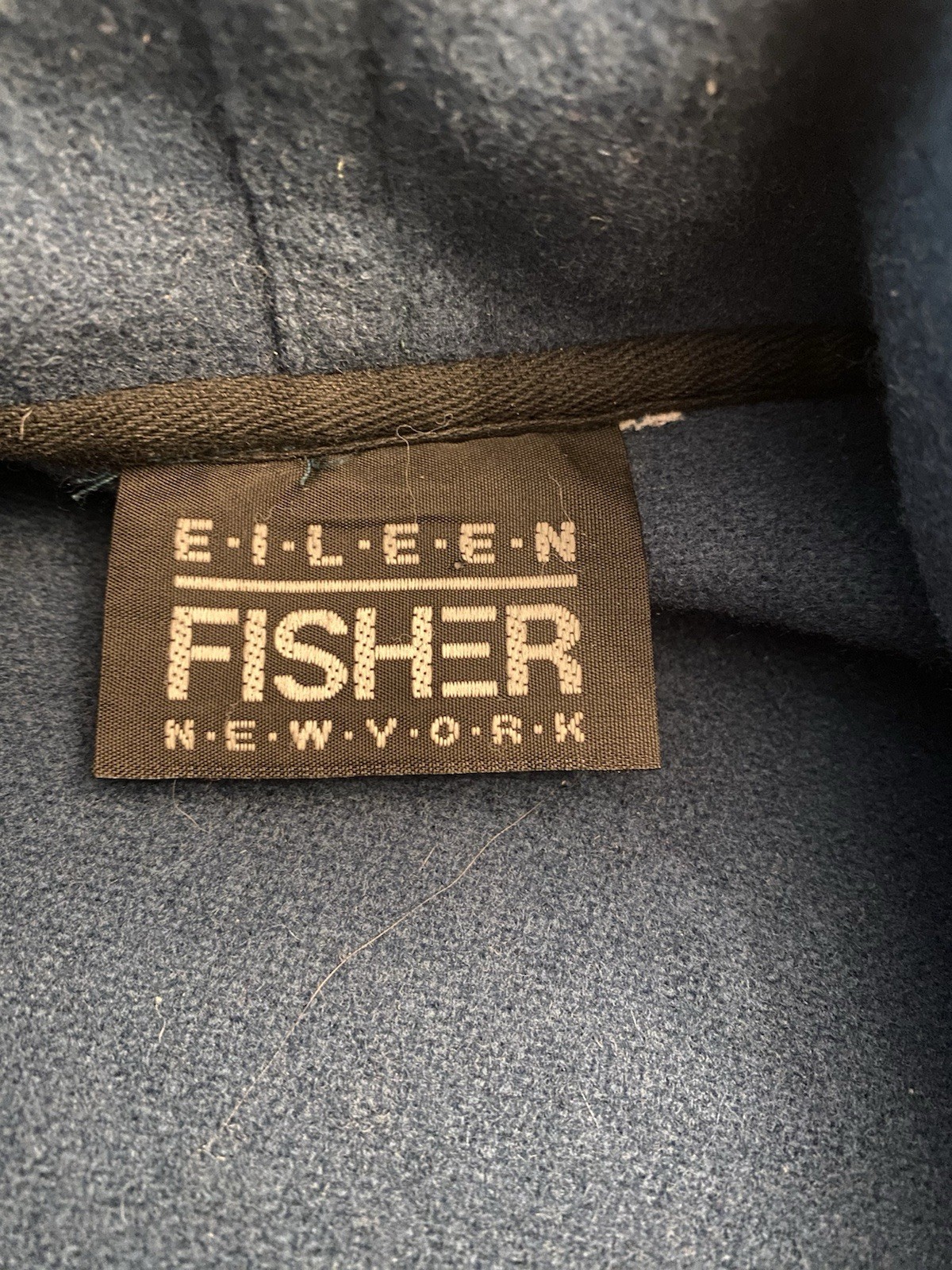 Vintage Eileen Fisher Wool Overcoat Duster Teal Slouch Coat Women’s Size 1X 80’s