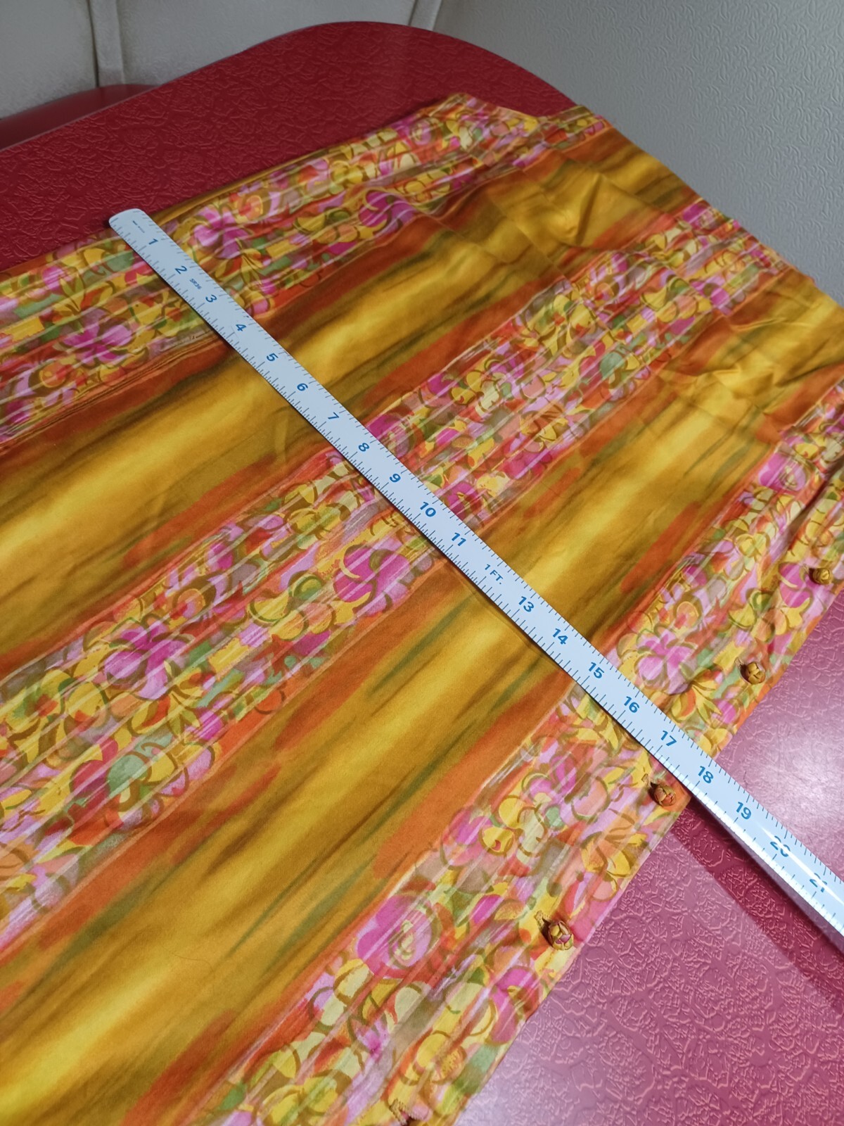 True VTG 1960s Mid-century Authentic Hawaiian Dress Mod Tiki Hawaii Loungewear M