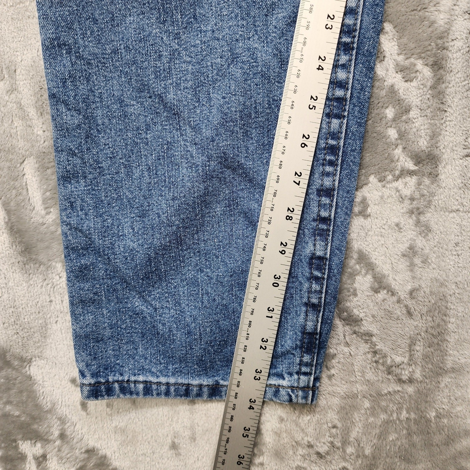 Vintage 90s LEE Riders Jeans Womens 18WL LONG Blue High Rise Tapered Leg Mom