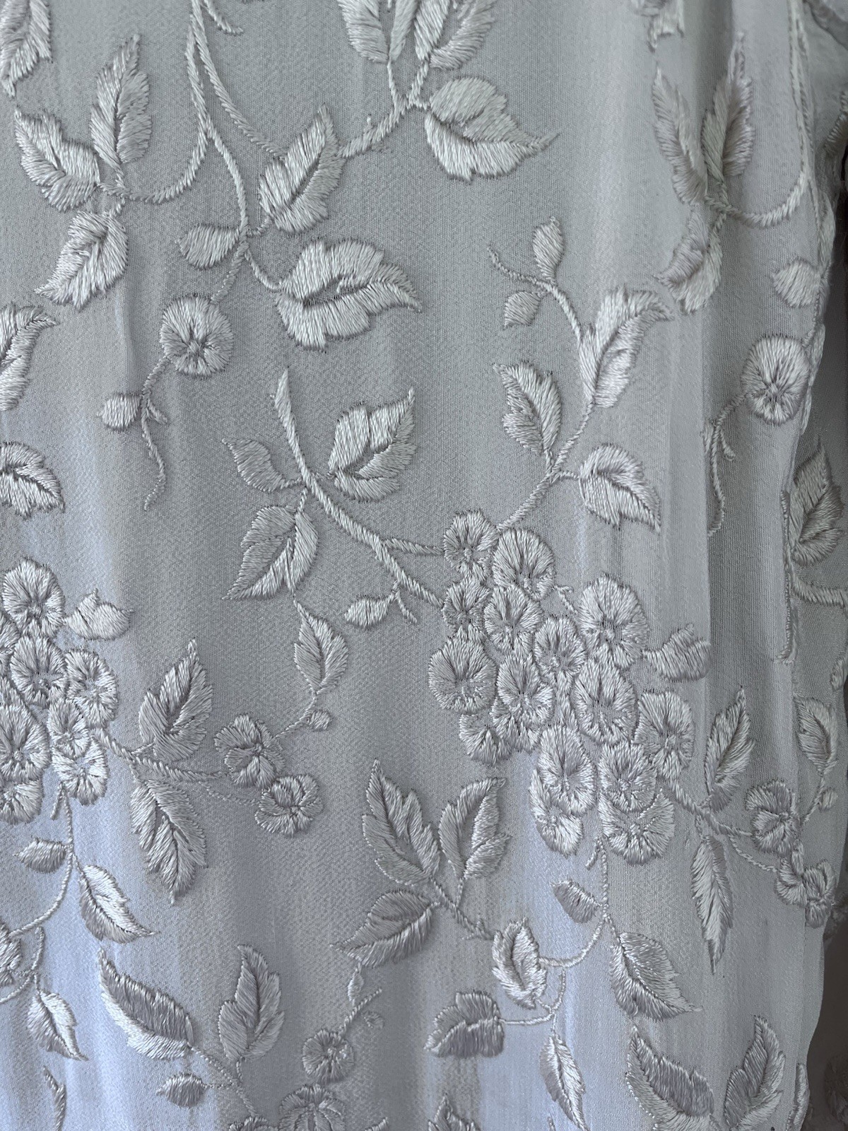 1920s Art Deco Vintage Embroidered Blush Silk Coat Attributed To House Of Lanvin
