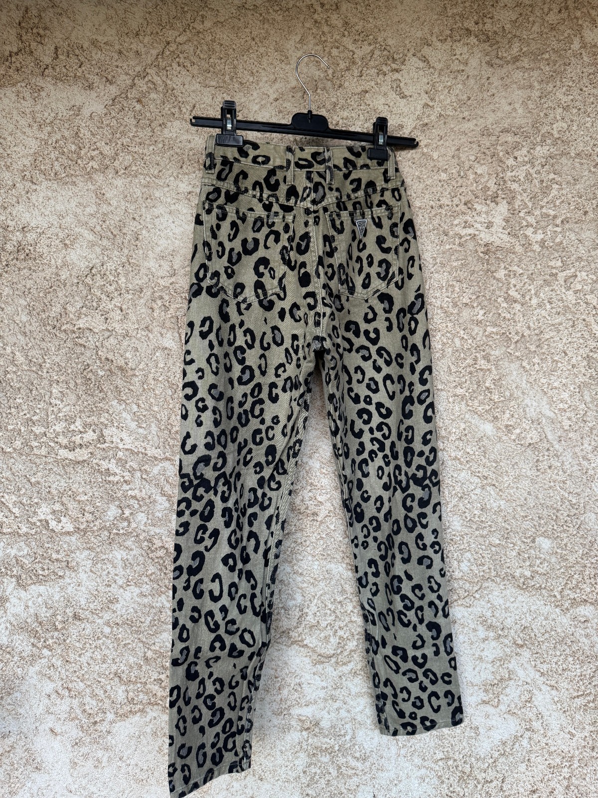 Vintage 80s 90s Georges Marciano GUESS USA Leopard Print Jeans