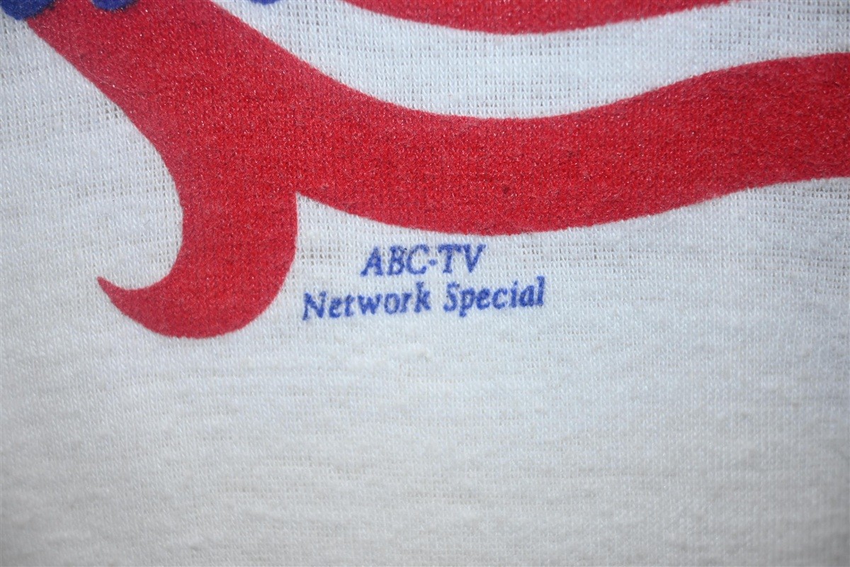 vintage 70s THE ALL AMERICAN GIRL ABC-TV FALL 1978 RIB KNIT t-shirt WOMEN’S S