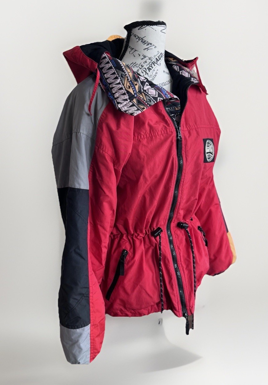 Vintage 80s 90s OBERMEYER Color Block Puffer Outdoor Ski Jacket Juniors/ Women’s