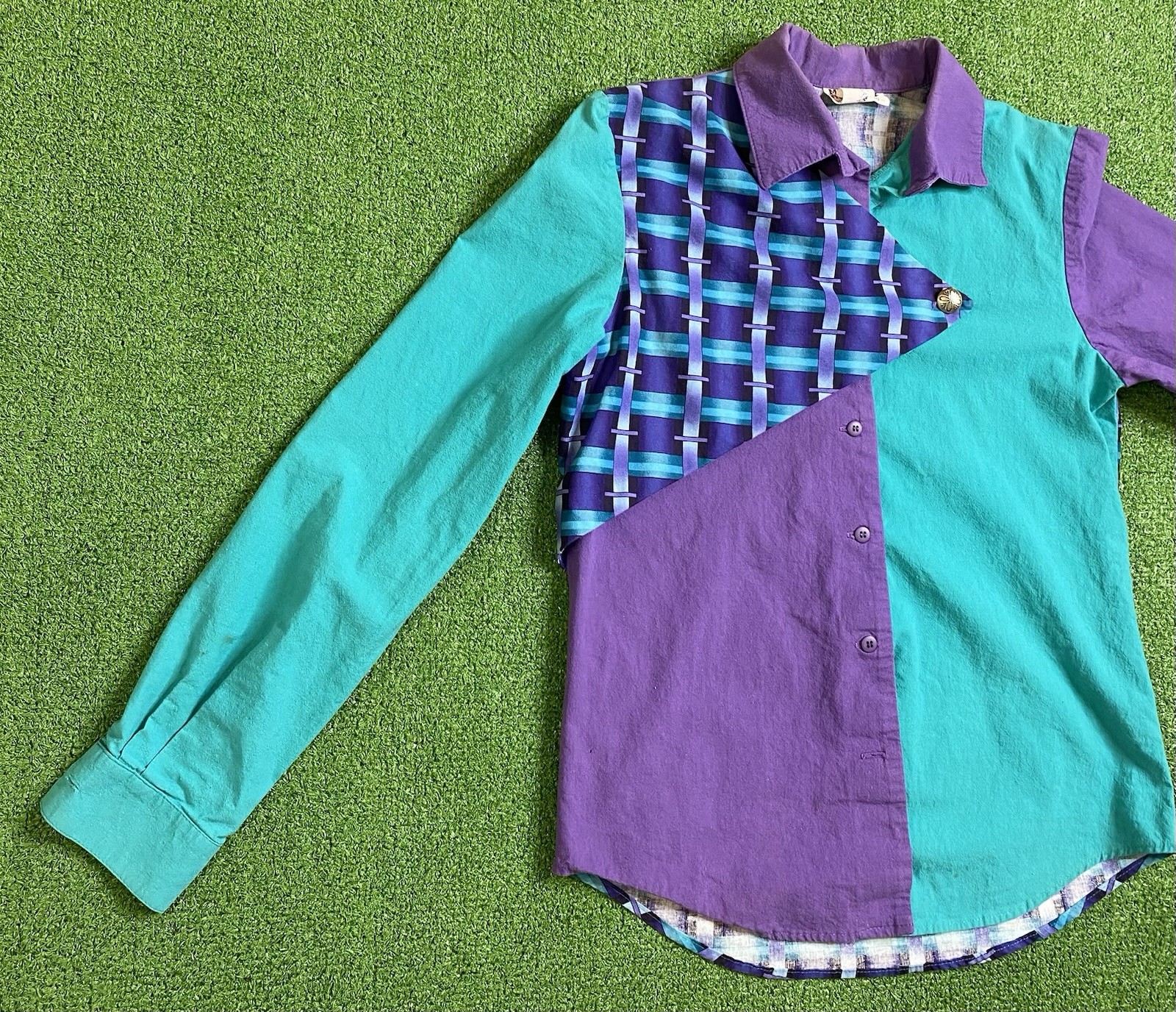 Vintage 90s Miller Stockman for Western Living Shirt Womens S Button Rodeo USA