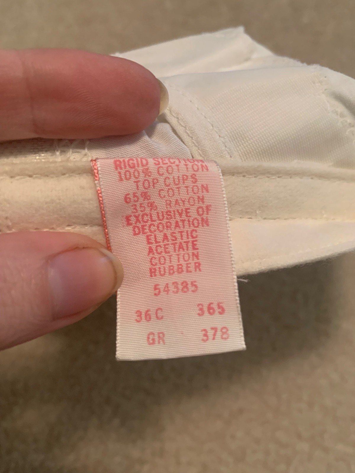 NIB Vintage Sears Under Fashions White Full-Coverage Front Closure Bra